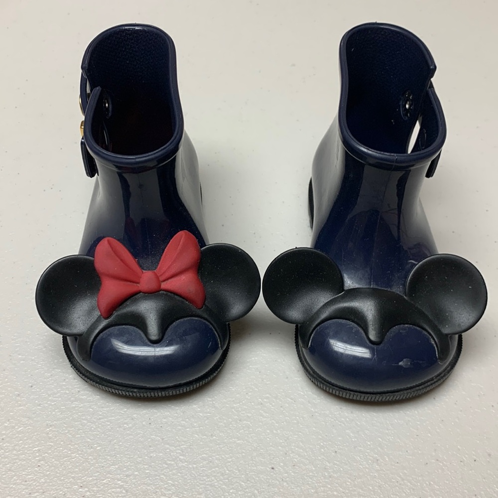 Mini Melissa Mickey & Minnie booties size 6